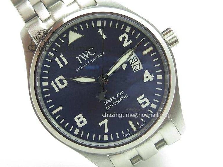 MIROTIME 0331 Mark XVII Le Petit Prince MK Maker 1:1 Best Edition SS Blue Dial On SS Bracelet A RelaxedFit 7376